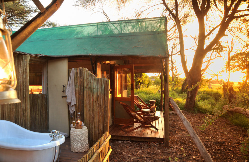 The Hide Safari Camp Hotell Dete Eksteriør bilde