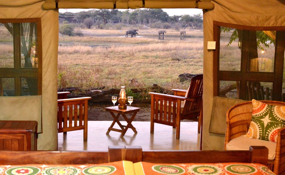 The Hide Safari Camp Hotell Dete Eksteriør bilde