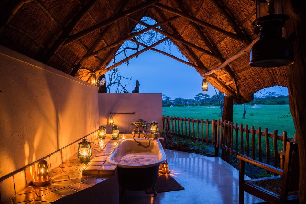 The Hide Safari Camp Hotell Dete Eksteriør bilde
