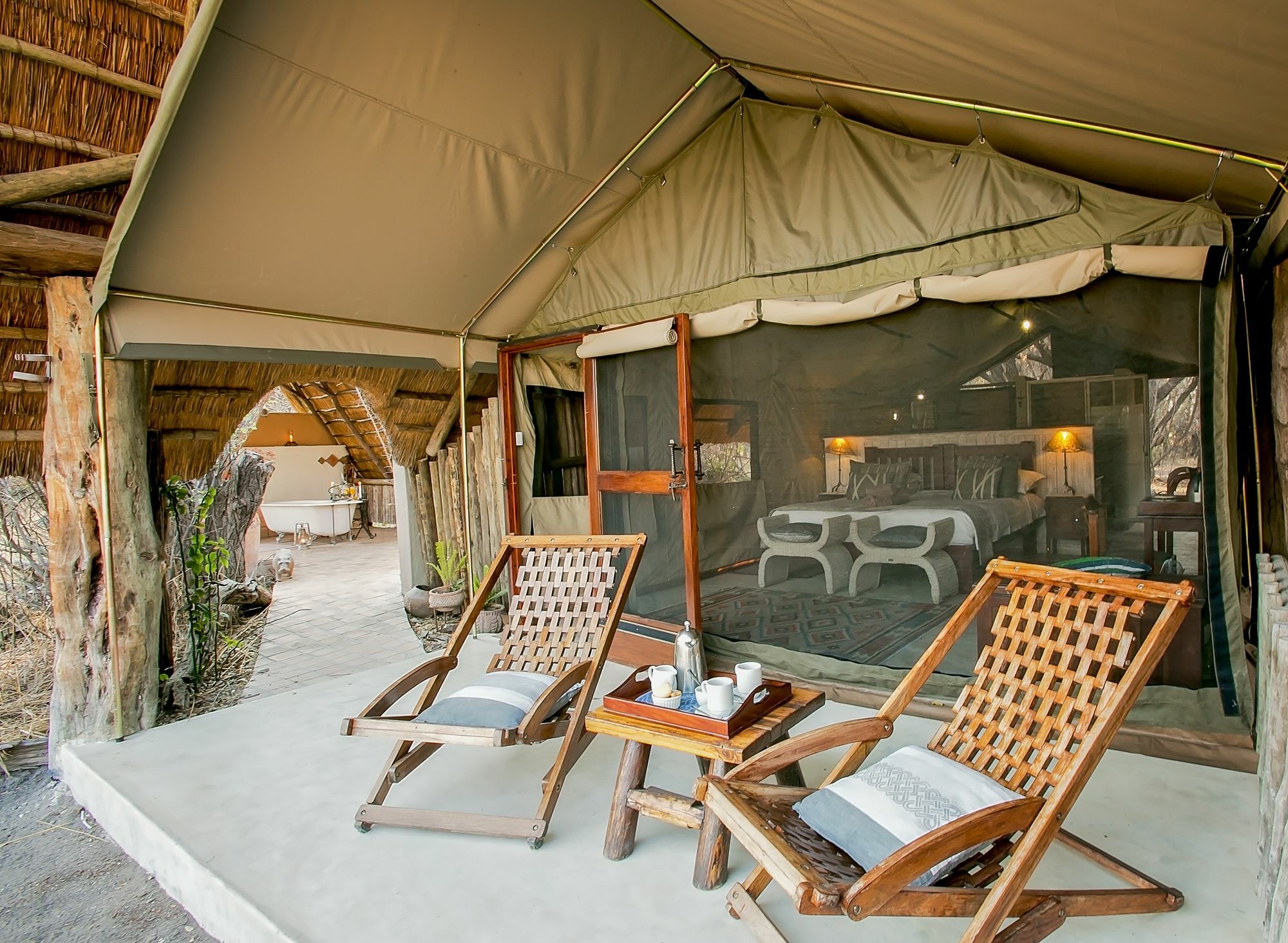 The Hide Safari Camp Hotell Dete Eksteriør bilde